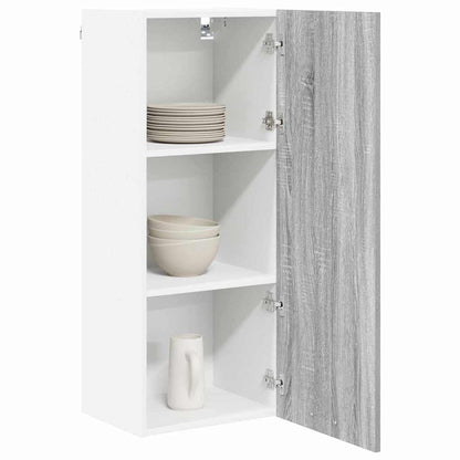 vidaXL Hanging Cabinet Grey Sonoma 40 x 31 x 100 cm Engineered Wood 3
