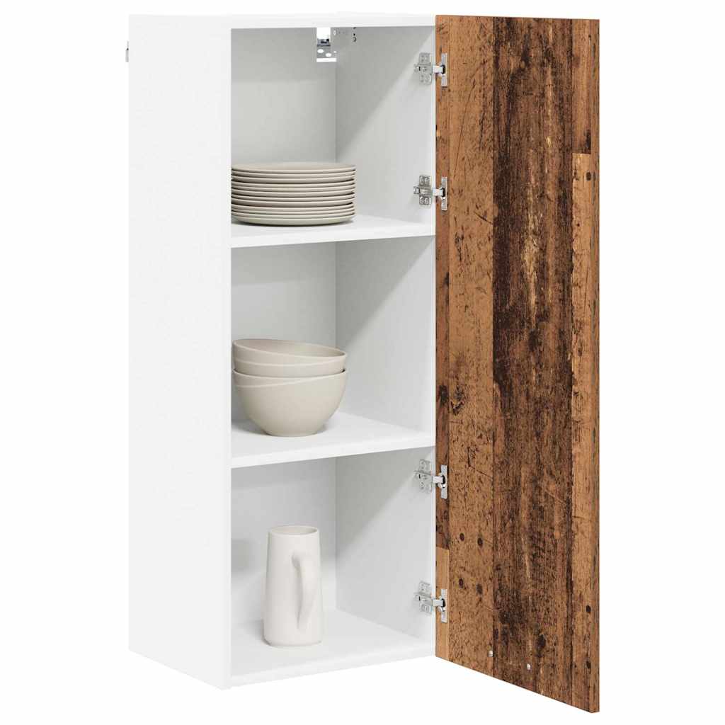 vidaXL Hanging Cabinet Old Wood 40 x 31 x 100 cm Engineered Wood 3