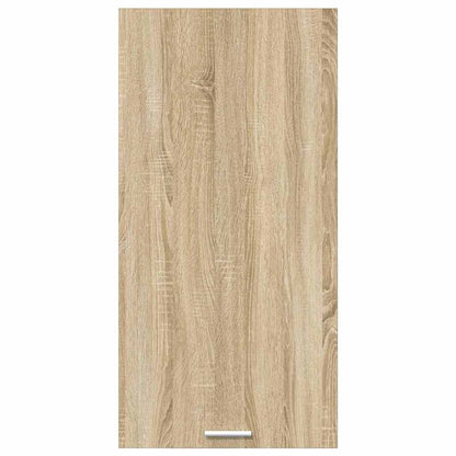vidaXL Hanging Cabinet Sonoma Oak and White 50 x 31 x 100 cm 6