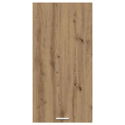 vidaXL Hanging Cabinet Artisan Oak and White 50 x 31 x 100 cm 6