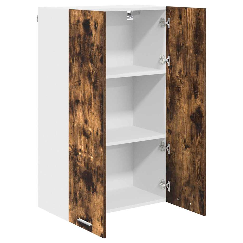 vidaXL Hanging Cabinet Smoked Oak 60 x 31 x 100 cm Engineered Wood 5