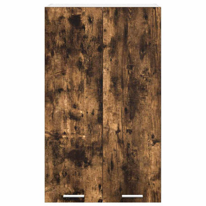 vidaXL Hanging Cabinet Smoked Oak 60 x 31 x 100 cm Engineered Wood 6