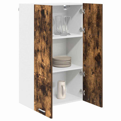 vidaXL Hanging Cabinet Smoked Oak 60 x 31 x 100 cm Engineered Wood 3