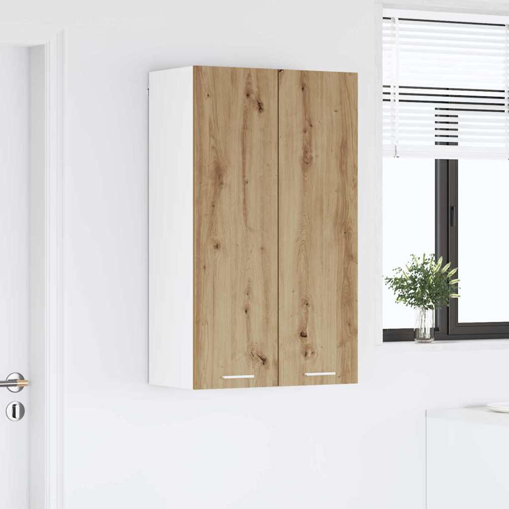 vidaXL Hanging Cabinet Artisan Oak 60 x 31 x 100 cm Engineered Wood 4