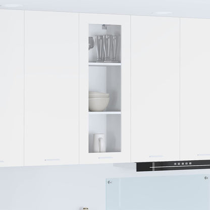 vidaXL Hanging Cabinet White 40 x 31 x 100 cm Engineered Wood 1