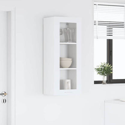 vidaXL Hanging Cabinet White 40 x 31 x 100 cm Engineered Wood 4