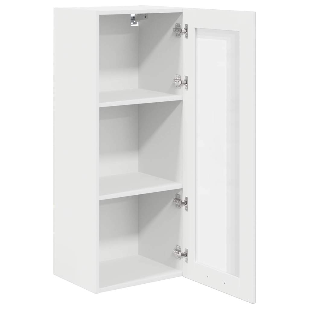 vidaXL Hanging Cabinet White 40 x 31 x 100 cm Engineered Wood 5