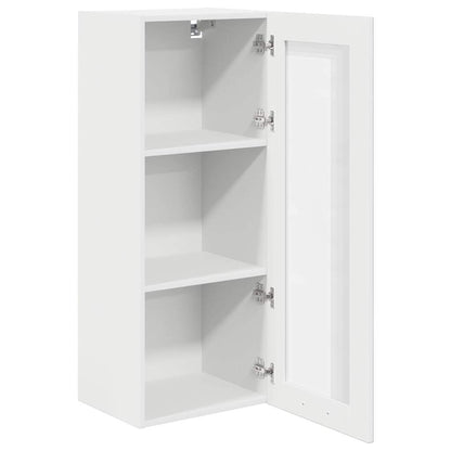 vidaXL Hanging Cabinet White 40 x 31 x 100 cm Engineered Wood 5