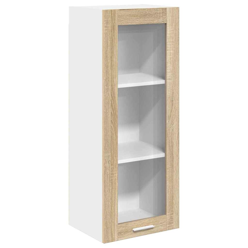 vidaXL Hanging Cabinet Sonoma Oak 40 x 31 x 100 cm Engineered Wood 2