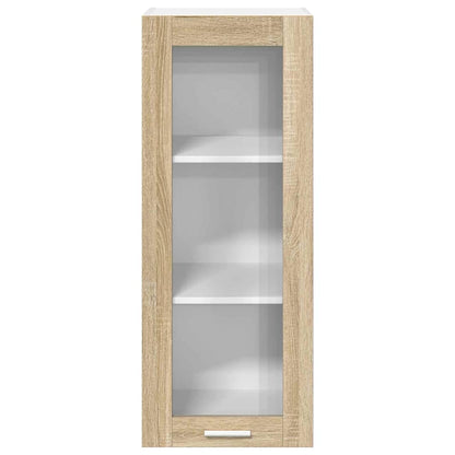 vidaXL Hanging Cabinet Sonoma Oak 40 x 31 x 100 cm Engineered Wood 6