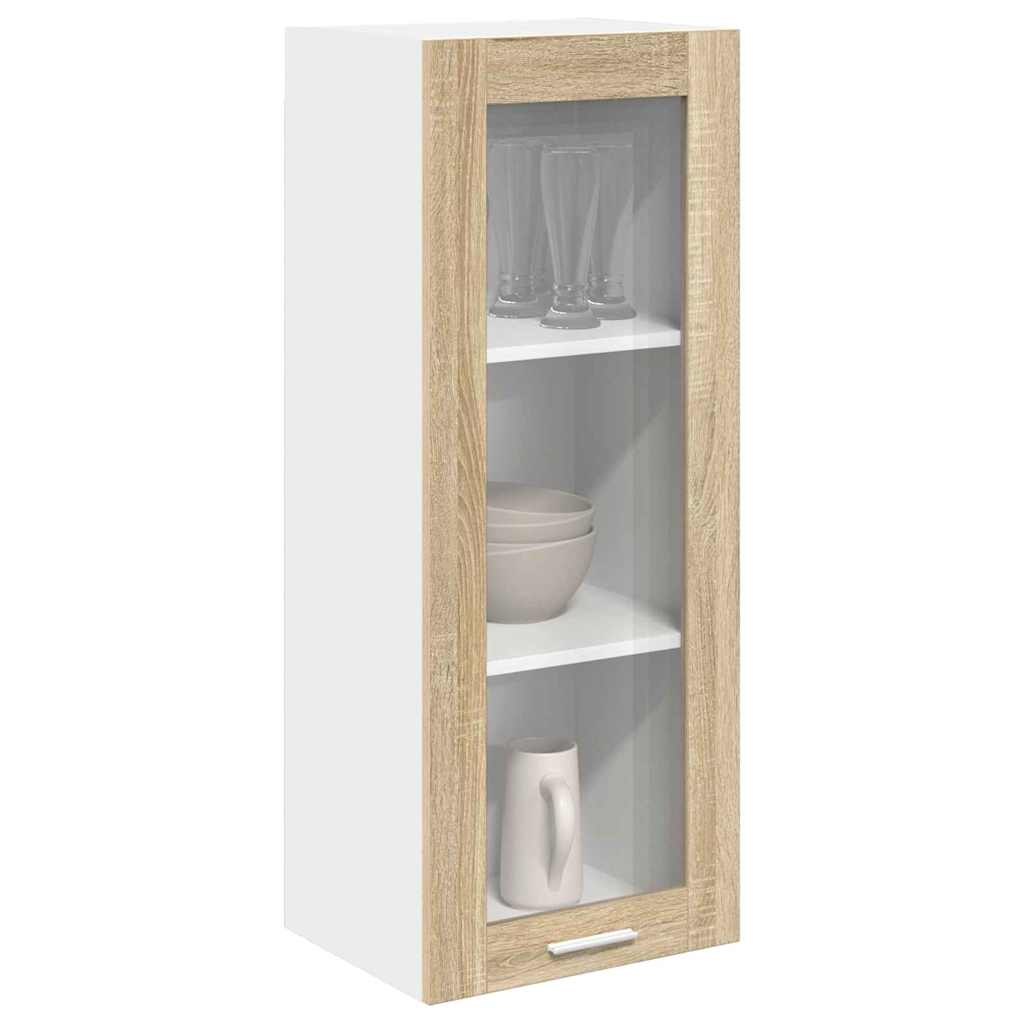 vidaXL Hanging Cabinet Sonoma Oak 40 x 31 x 100 cm Engineered Wood 3