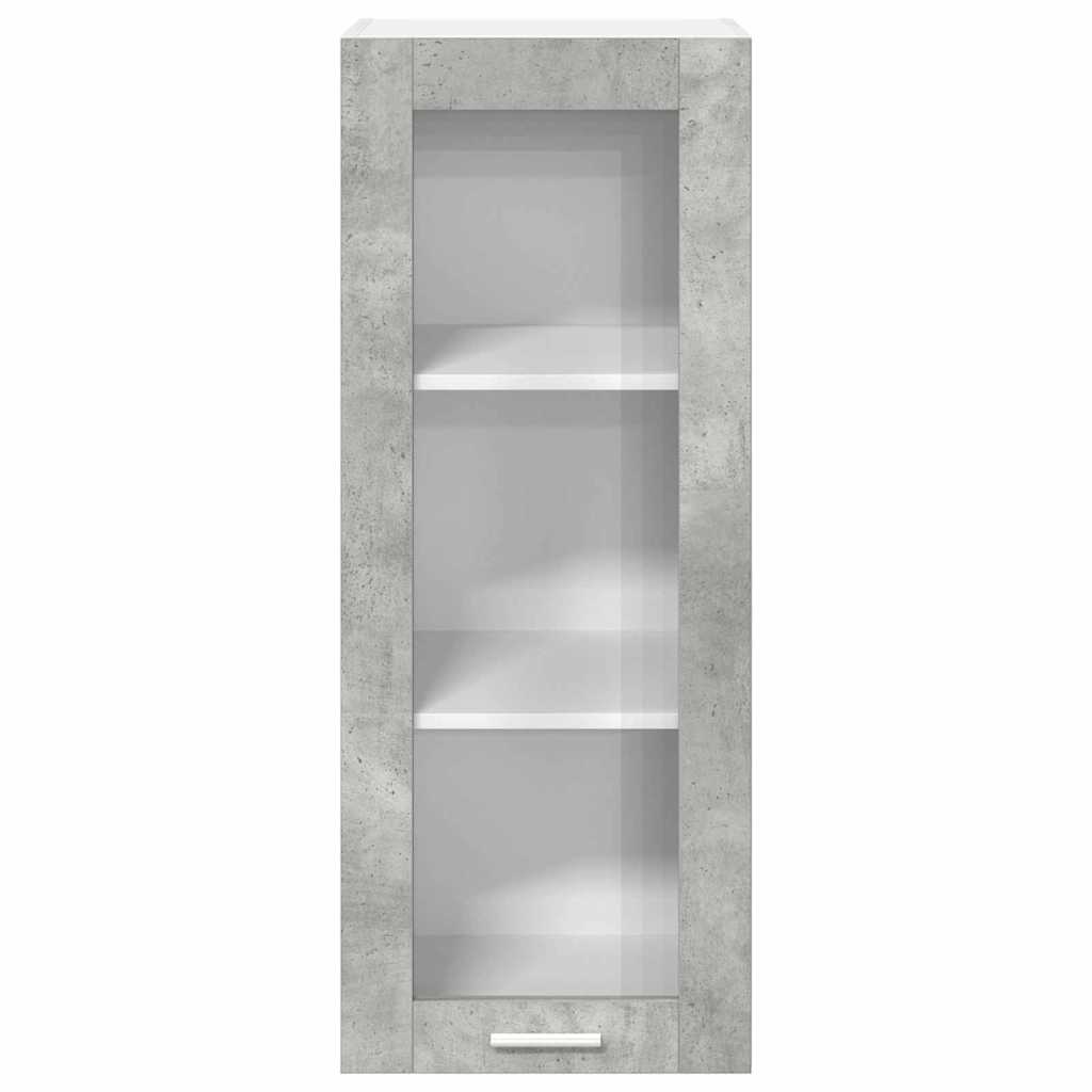 vidaXL Hanging Cabinet Concrete Grey 40 x 31 x 100 cm Engineered Wood 6