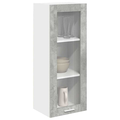 vidaXL Hanging Cabinet Concrete Grey 40 x 31 x 100 cm Engineered Wood 3