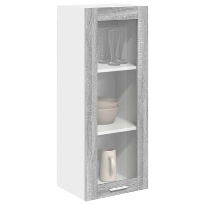vidaXL Hanging Cabinet Grey Sonoma 40 x 31 x 100 cm Engineered Wood 3