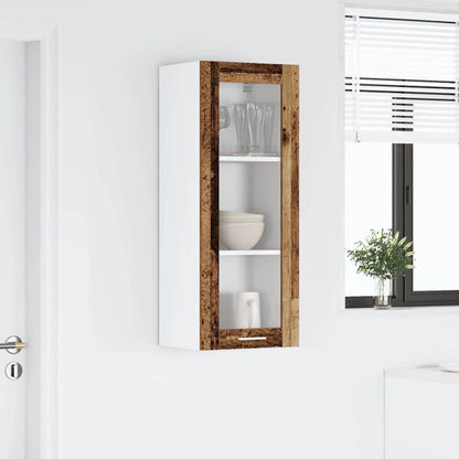 vidaXL Hanging Cabinet Old Wood 40 x 31 x 100 cm Engineered Wood 4