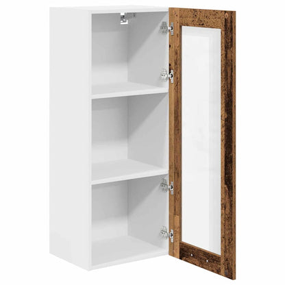 vidaXL Hanging Cabinet Old Wood 40 x 31 x 100 cm Engineered Wood 5