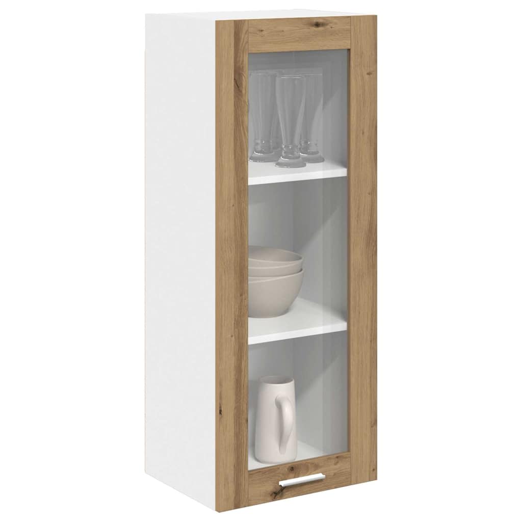 vidaXL Hanging Cabinet Artisan Oak 40 x 31 x 100 cm Engineered Wood 3