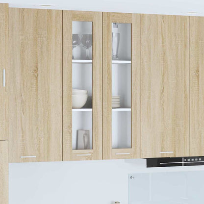 vidaXL Hanging Cabinet Sonoma Oak 60 x 31 x 100 cm Engineered Wood 1