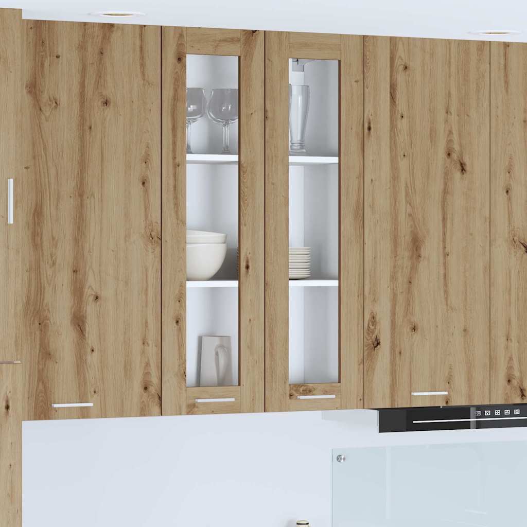vidaXL Hanging Cabinet Artisan Oak 60 x 31 x 100 cm Engineered Wood 1