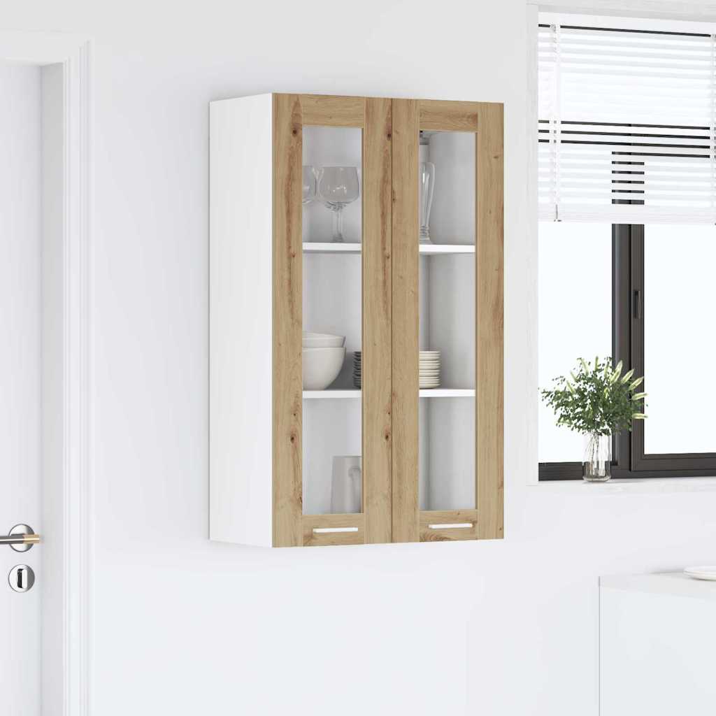 vidaXL Hanging Cabinet Artisan Oak 60 x 31 x 100 cm Engineered Wood 4