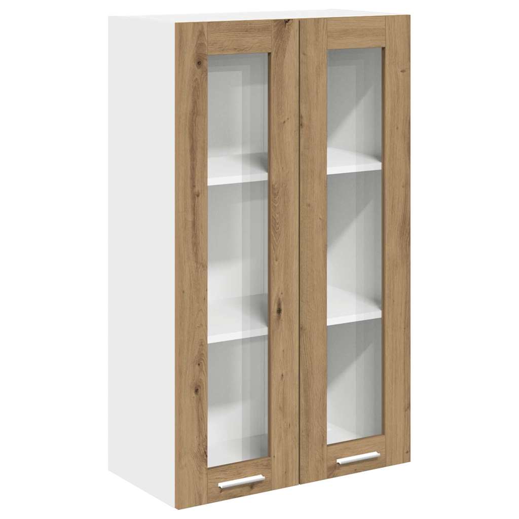 vidaXL Hanging Cabinet Artisan Oak 60 x 31 x 100 cm Engineered Wood 2