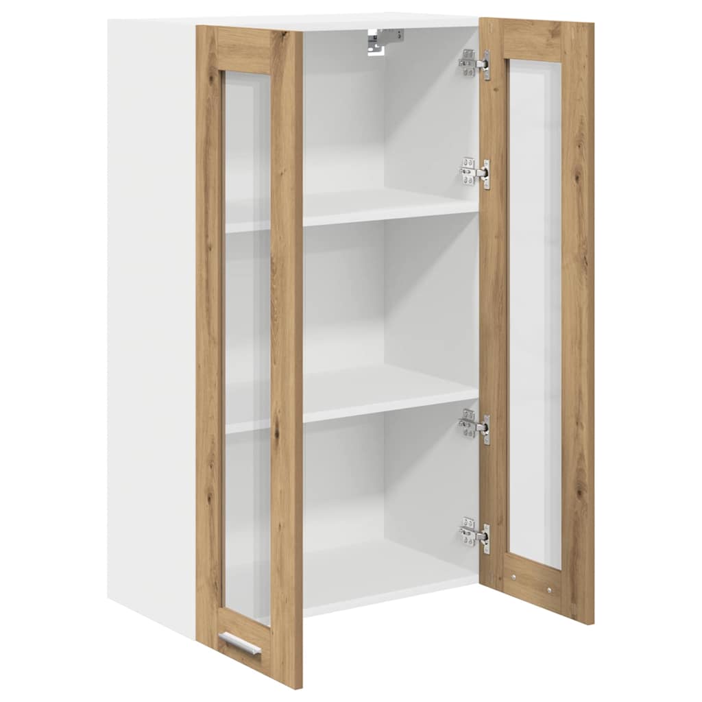 vidaXL Hanging Cabinet Artisan Oak 60 x 31 x 100 cm Engineered Wood 5