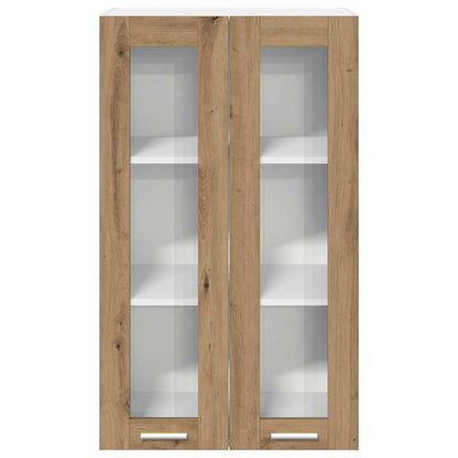 vidaXL Hanging Cabinet Artisan Oak 60 x 31 x 100 cm Engineered Wood 6