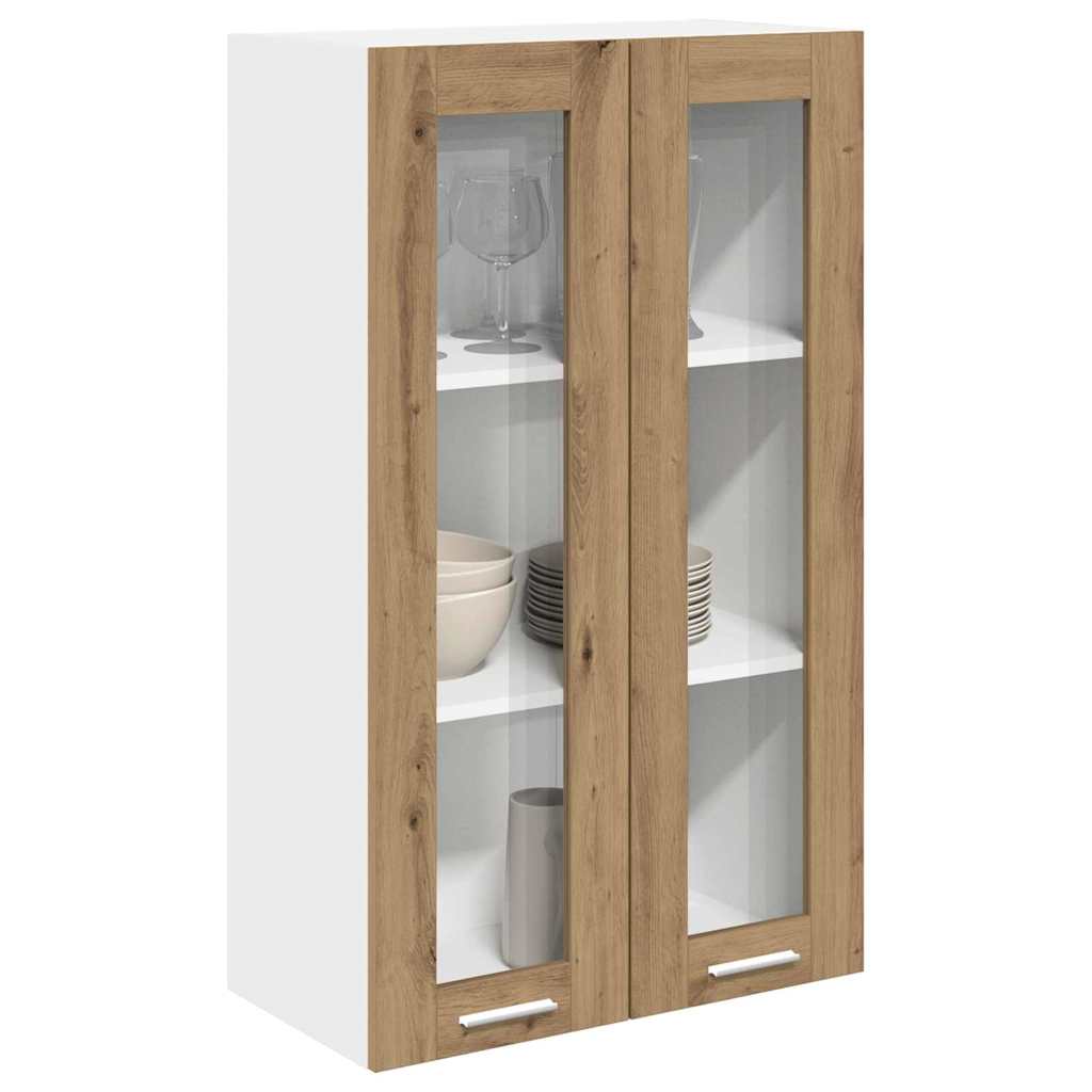 vidaXL Hanging Cabinet Artisan Oak 60 x 31 x 100 cm Engineered Wood 3