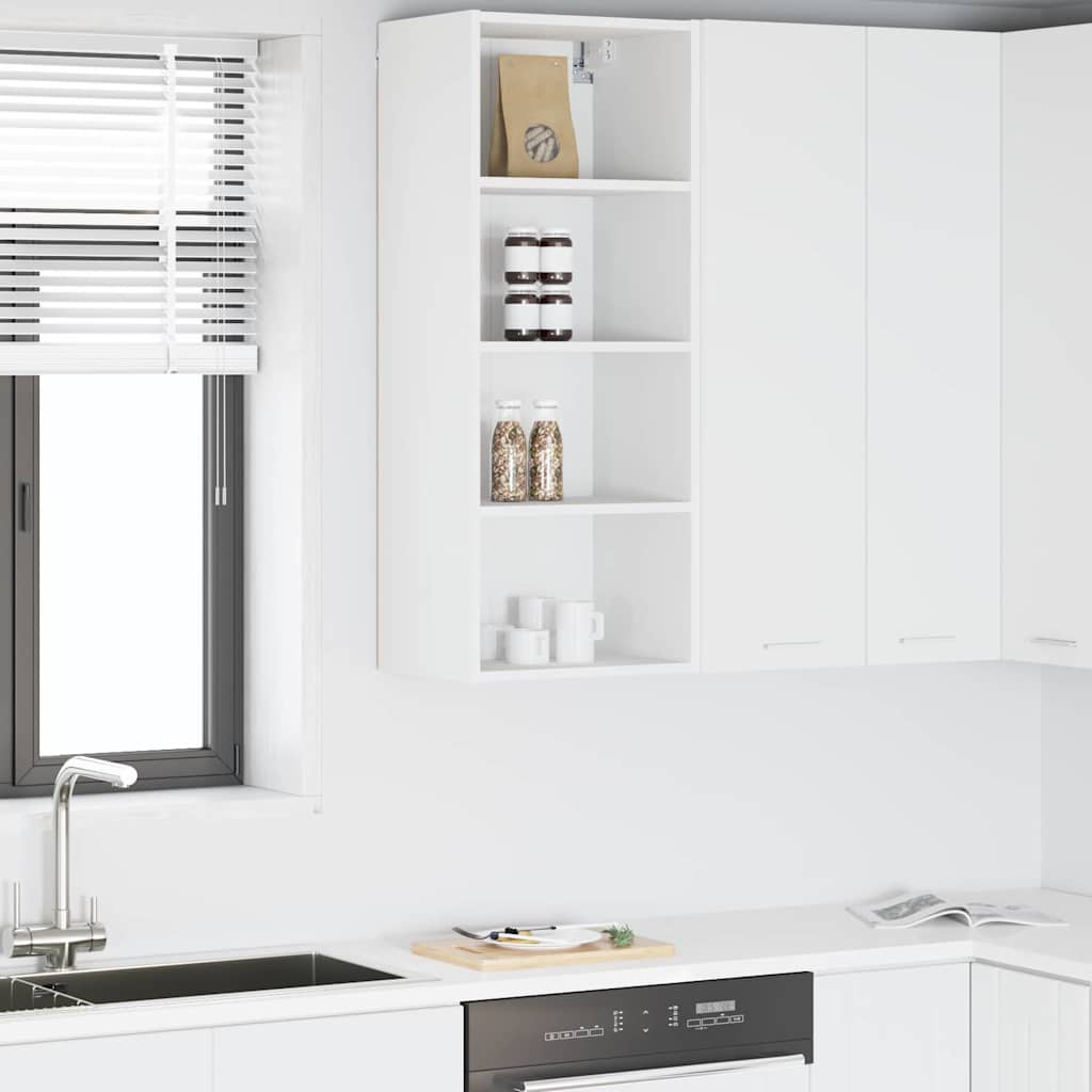 vidaXL Hanging Cabinet 57 x 57 x 40 cm Engineered Wood White