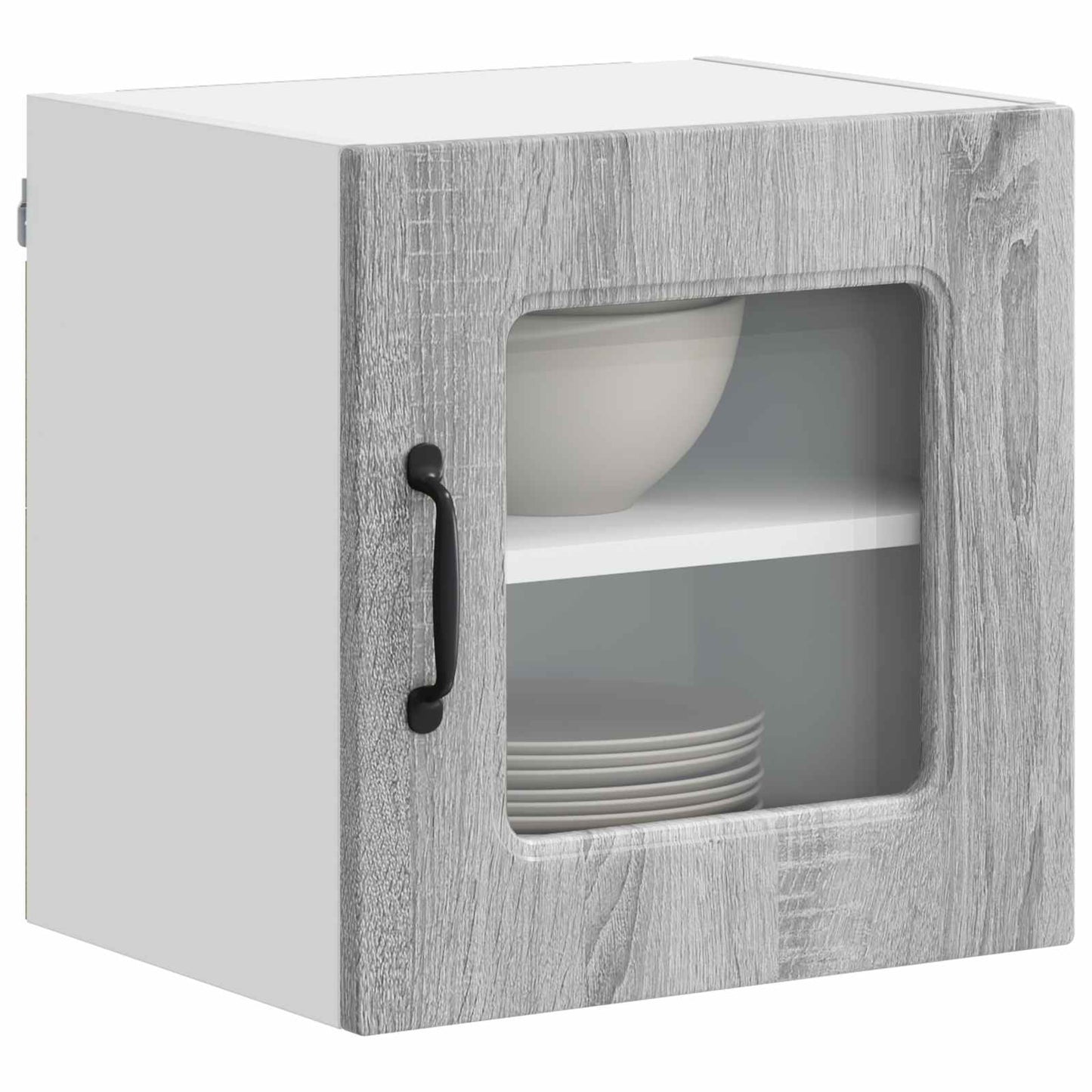 vidaXL Dishwasher Panel Kalmar 2 pcs Grey Sonoma Engineered Wood 3