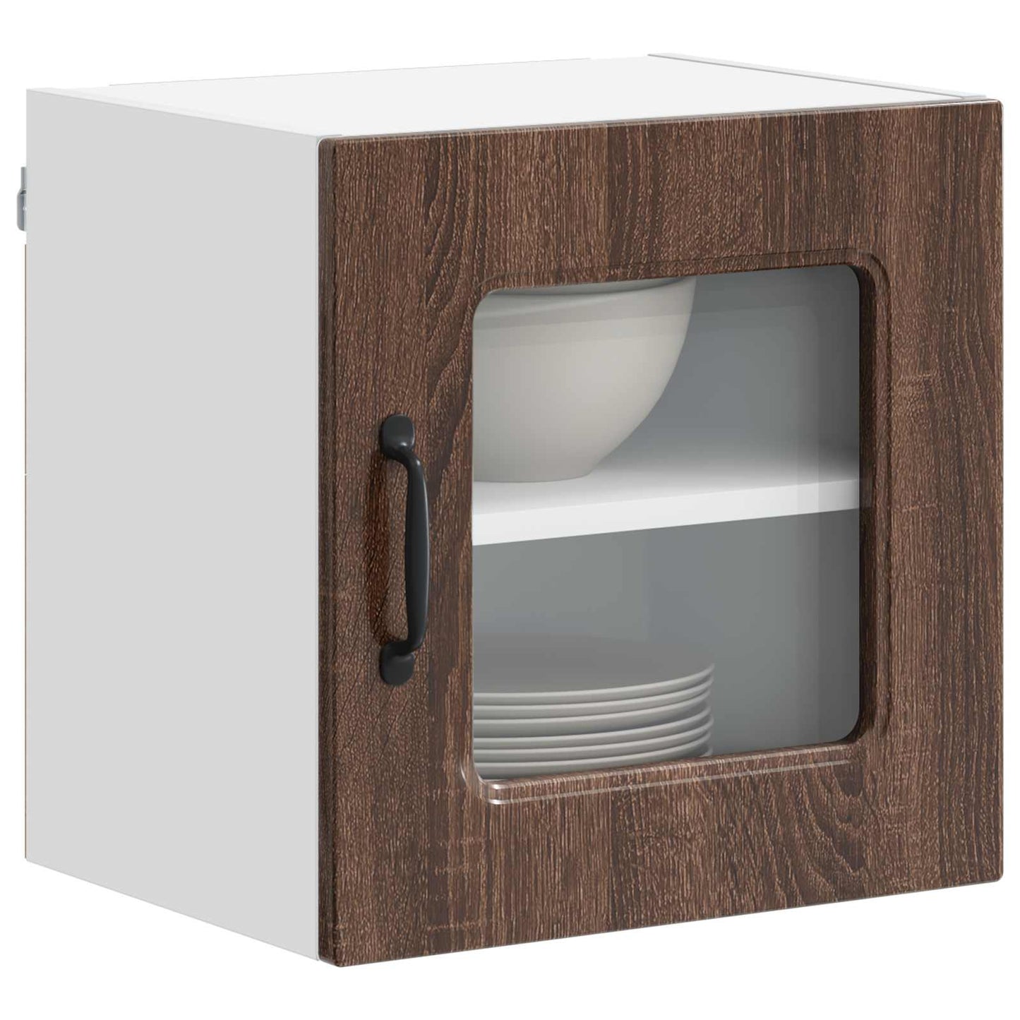 vidaXL Dishwasher Panel Kalmar 2 pcs Brown Oak Engineered Wood 3