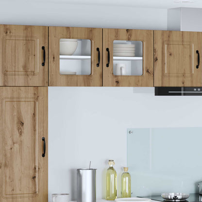 vidaXL Dishwasher Panel Kalmar 2 pcs Artisan Oak Engineered Wood 1