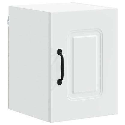 vidaXL Dishwasher Panel Kalmar 2 pcs White Engineered Wood 6