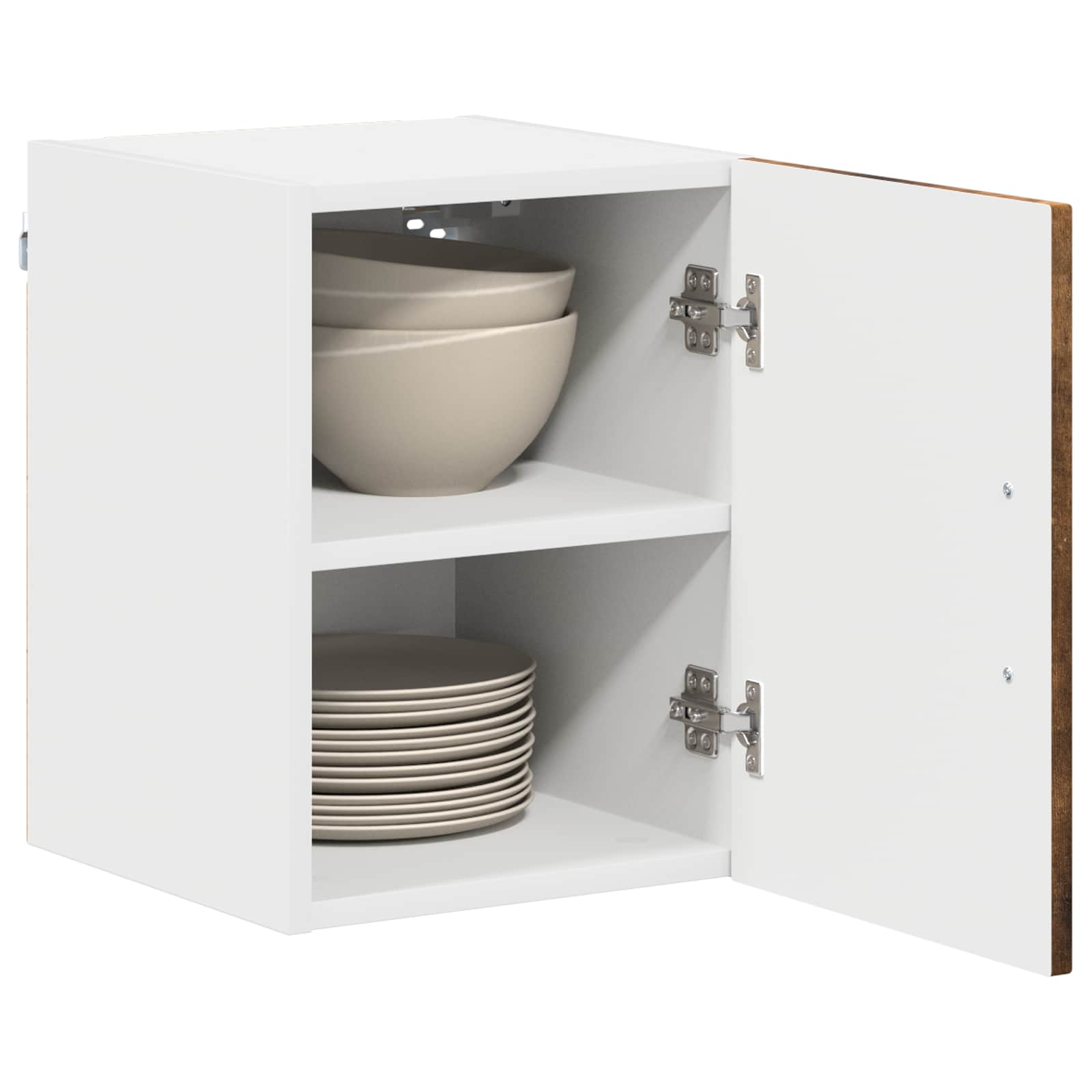 vidaXL Dishwasher Panel Kalmar 2 pcs Smoked Oak Engineered Wood 3