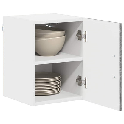 vidaXL Dishwasher Panel Kalmar 2 pcs Grey Sonoma Engineered Wood 3