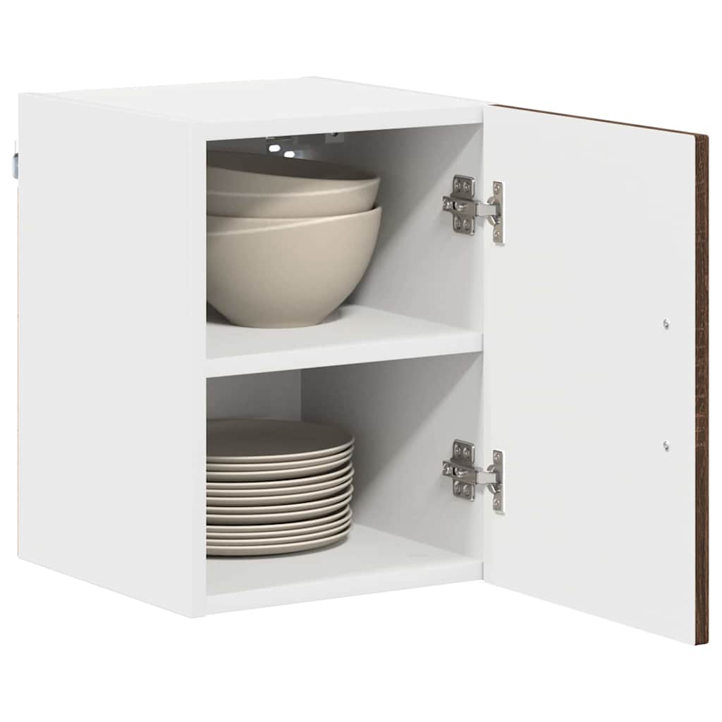 vidaXL Dishwasher Panel Kalmar 2 pcs Brown Oak Engineered Wood 3