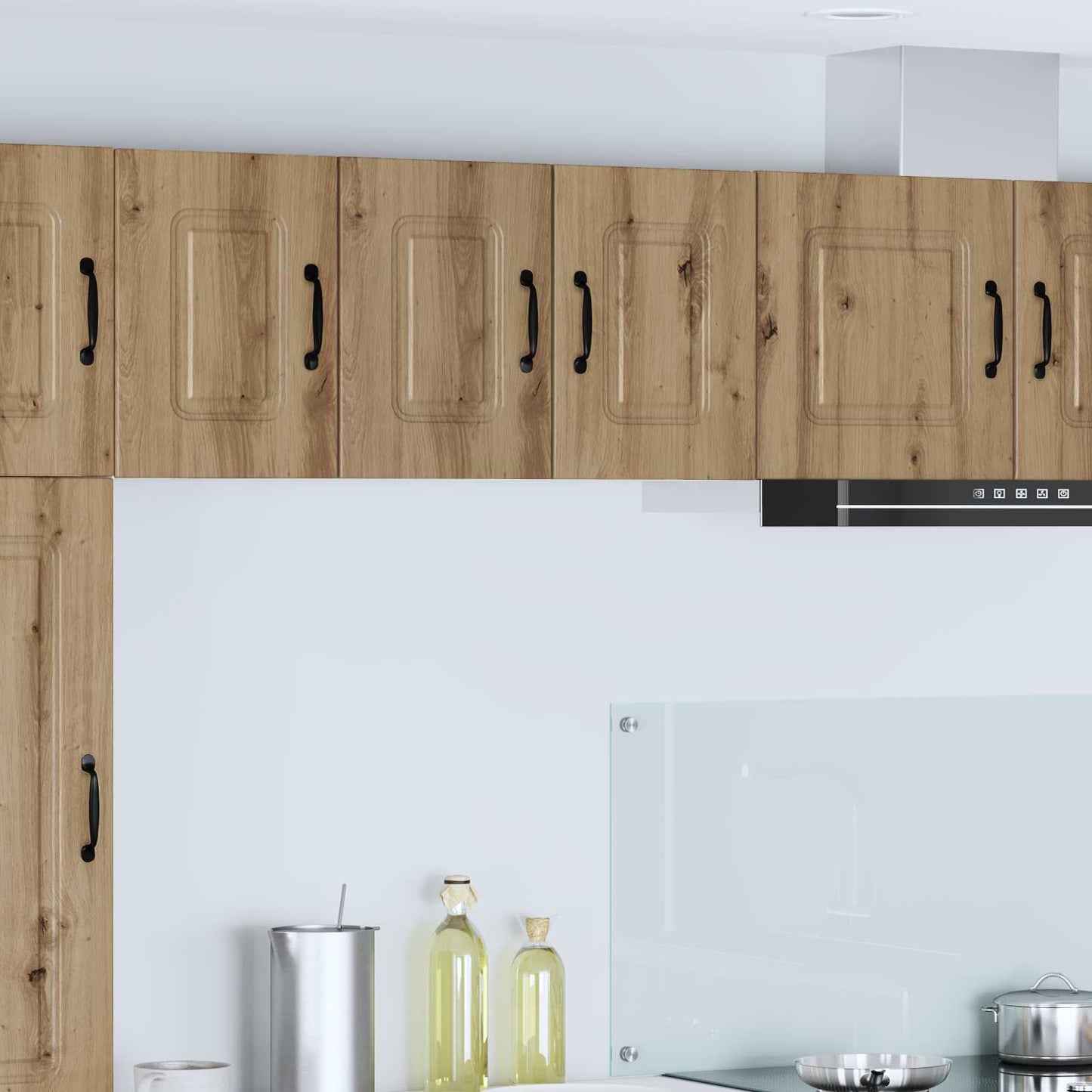 vidaXL Dishwasher Panel Kalmar 2 pcs Artisan Oak Engineered Wood 1