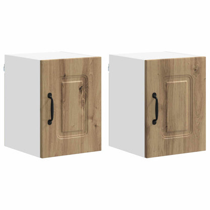 vidaXL Dishwasher Panel Kalmar 2 pcs Artisan Oak Engineered Wood 2