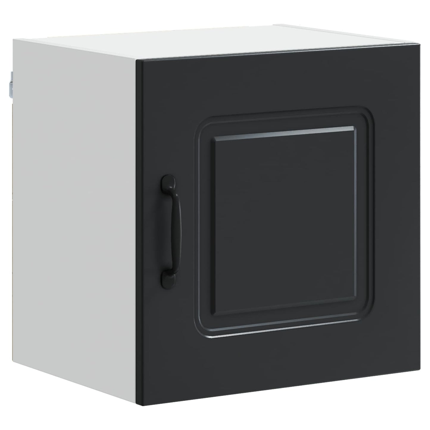vidaXL Dishwasher Panel Kalmar 2 pcs Black Engineered Wood 5