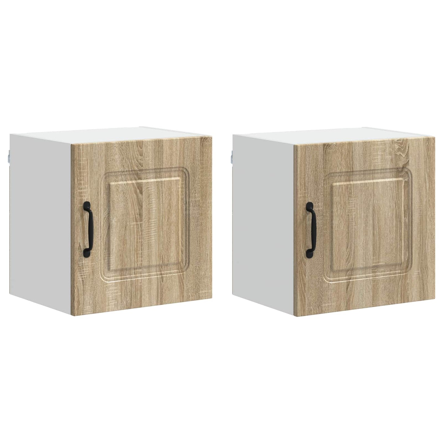 vidaXL Dishwasher Panel Kalmar 2 pcs Sonoma Oak Engineered Wood 2