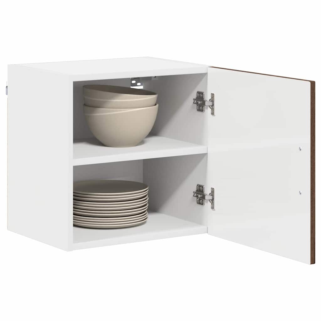 vidaXL Dishwasher Panel Kalmar 2 pcs Brown Oak Engineered Wood 3