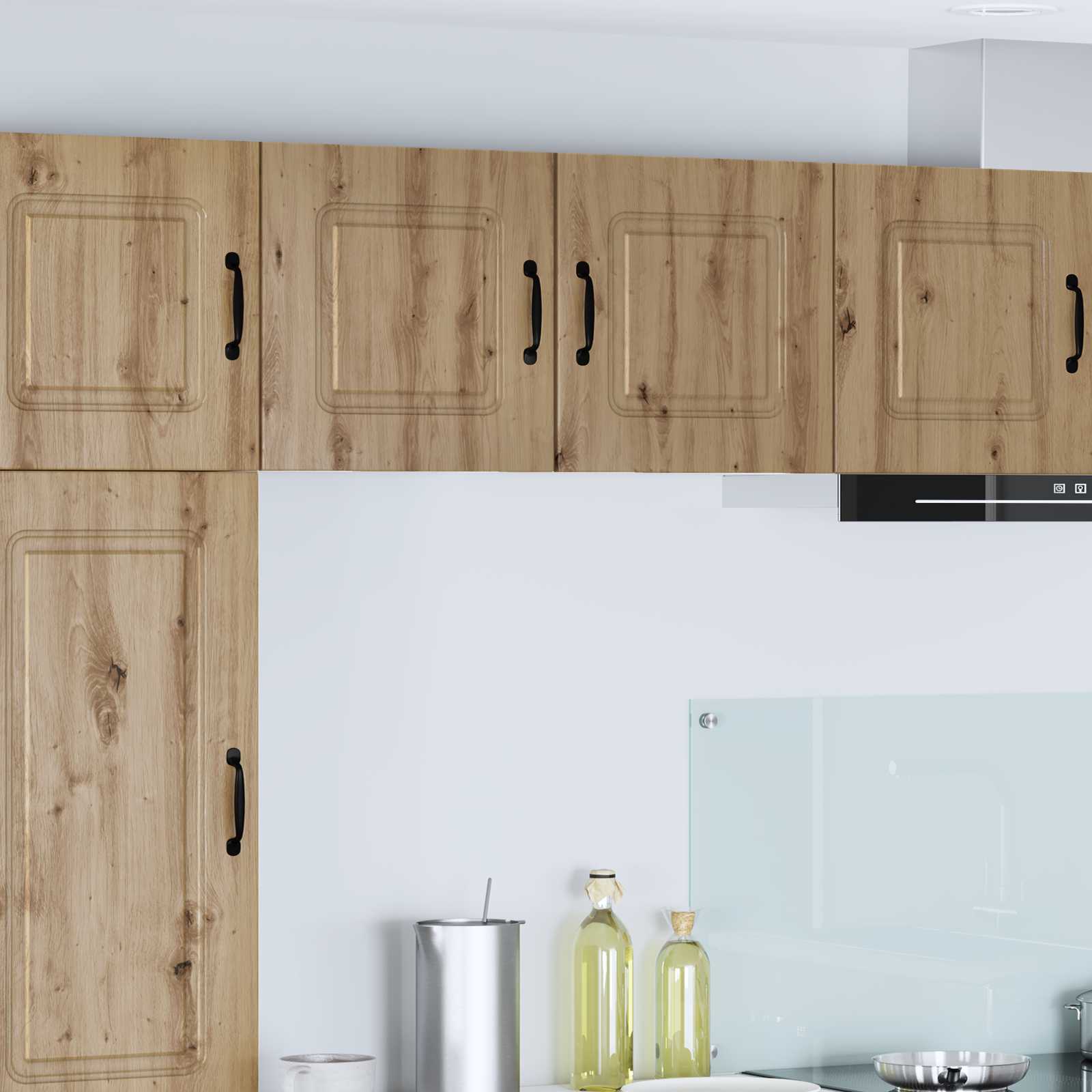 vidaXL Dishwasher Panel Kalmar 2 pcs Artisan Oak Engineered Wood 1