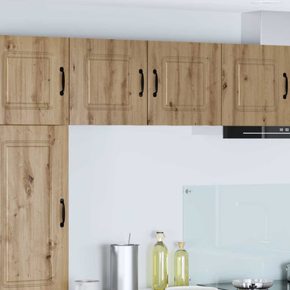 vidaXL Dishwasher Panel Kalmar 2 pcs Artisan Oak Engineered Wood 1