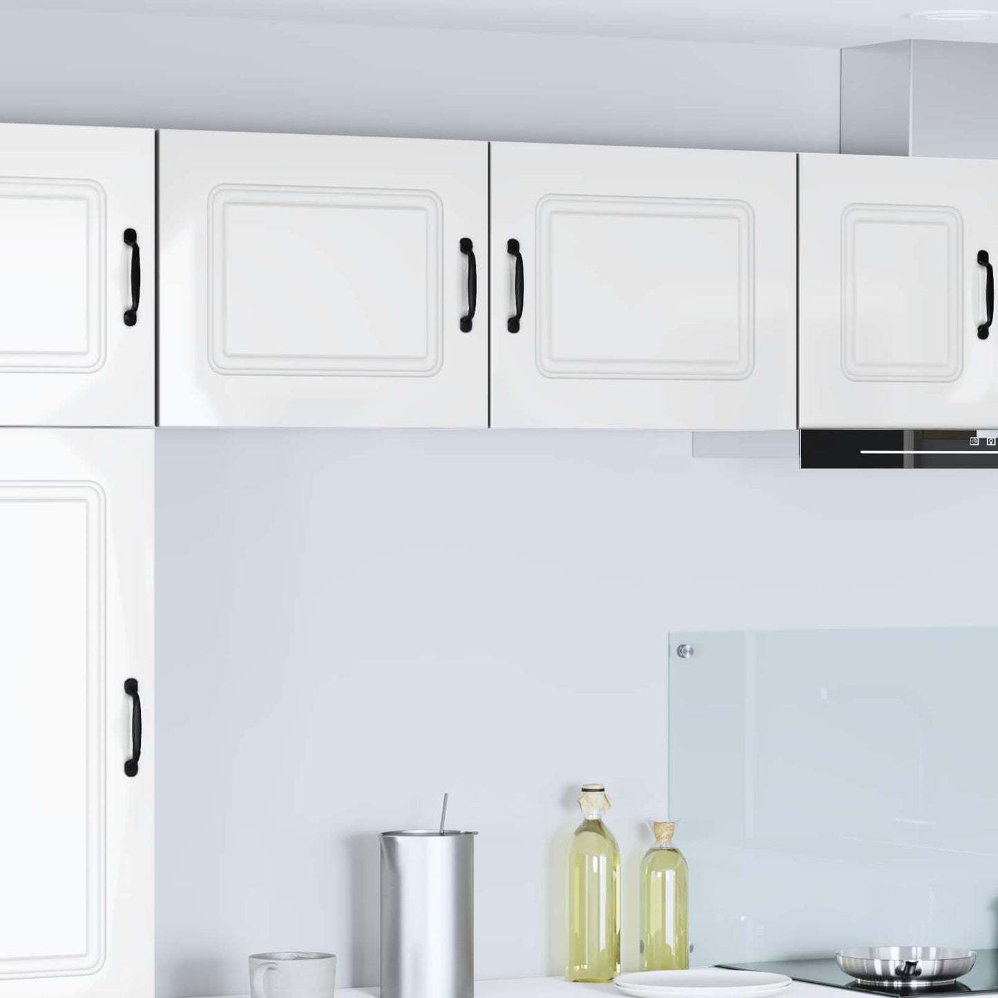vidaXL Dishwasher Panel Kalmar High Gloss White 50 x 31 x 40 cm 1