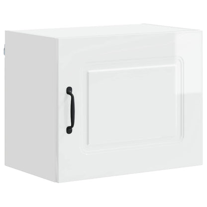 vidaXL Dishwasher Panel Kalmar High Gloss White 50 x 31 x 40 cm 2