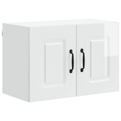 vidaXL Dishwasher Panel Kalmar High Gloss White 60 x 31 x 40 cm 2
