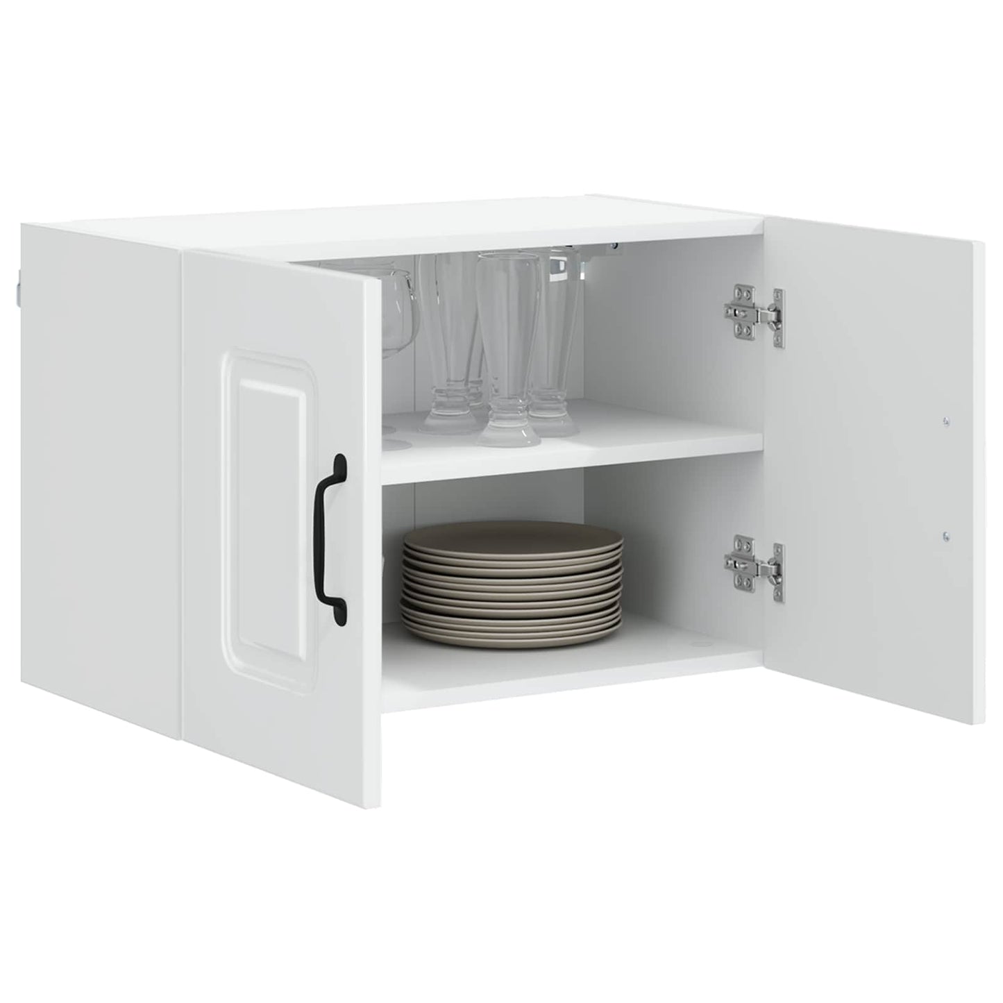 vidaXL Dishwasher Panel Kalmar High Gloss White 60 x 31 x 40 cm 3