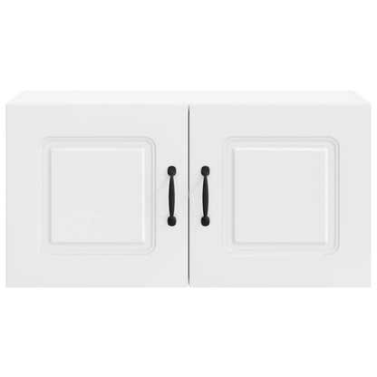 vidaXL Dishwasher Panel Kalmar White 80 x 31 x 40 cm Engineered Wood 6