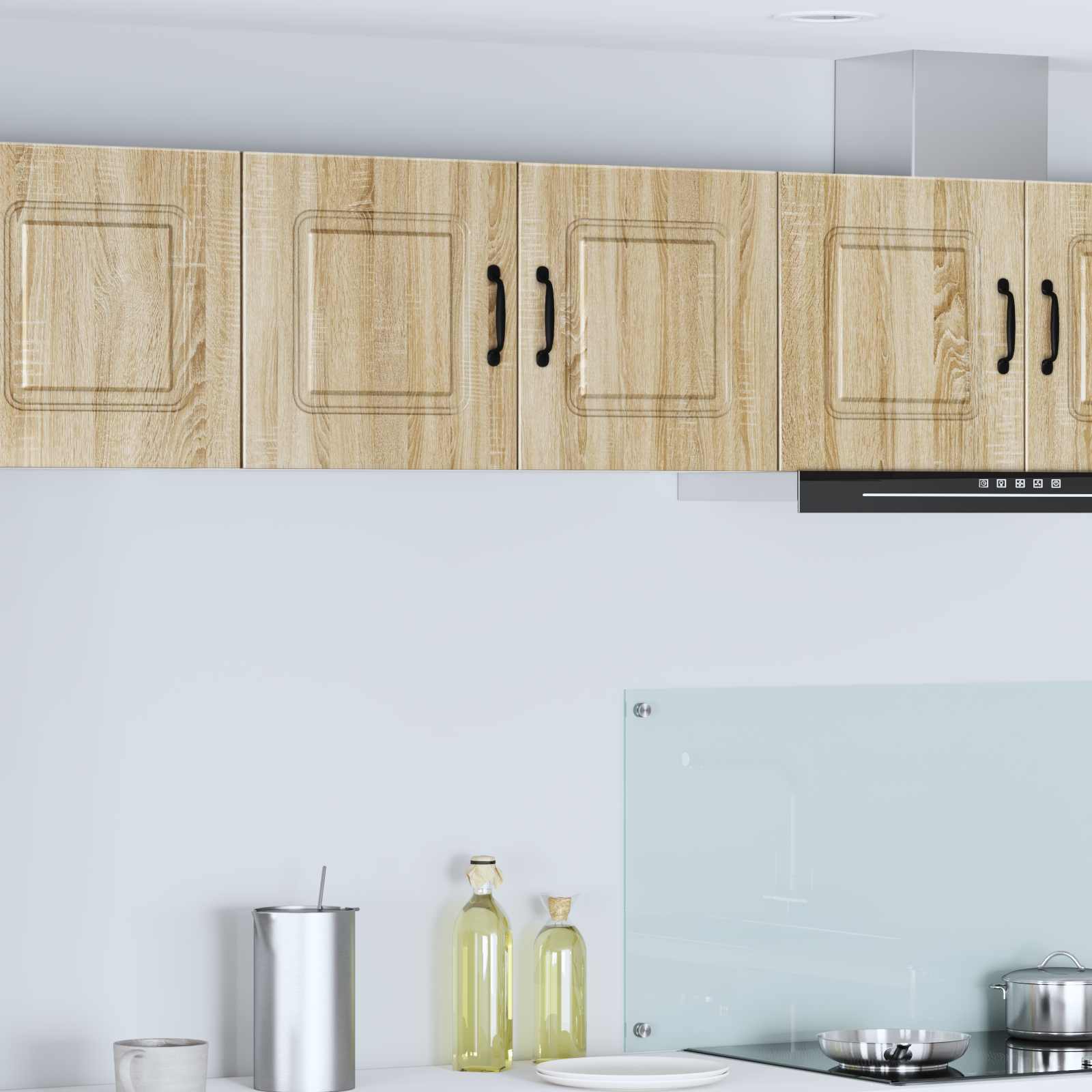 vidaXL Dishwasher Panel Kalmar Sonoma Oak 80 x 31 x 40 cm 1