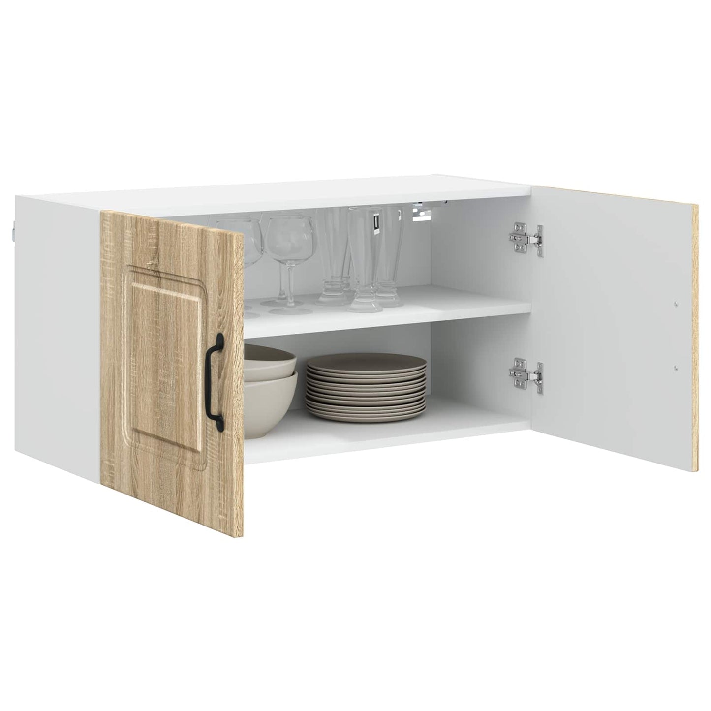 vidaXL Dishwasher Panel Kalmar Sonoma Oak 80 x 31 x 40 cm 3